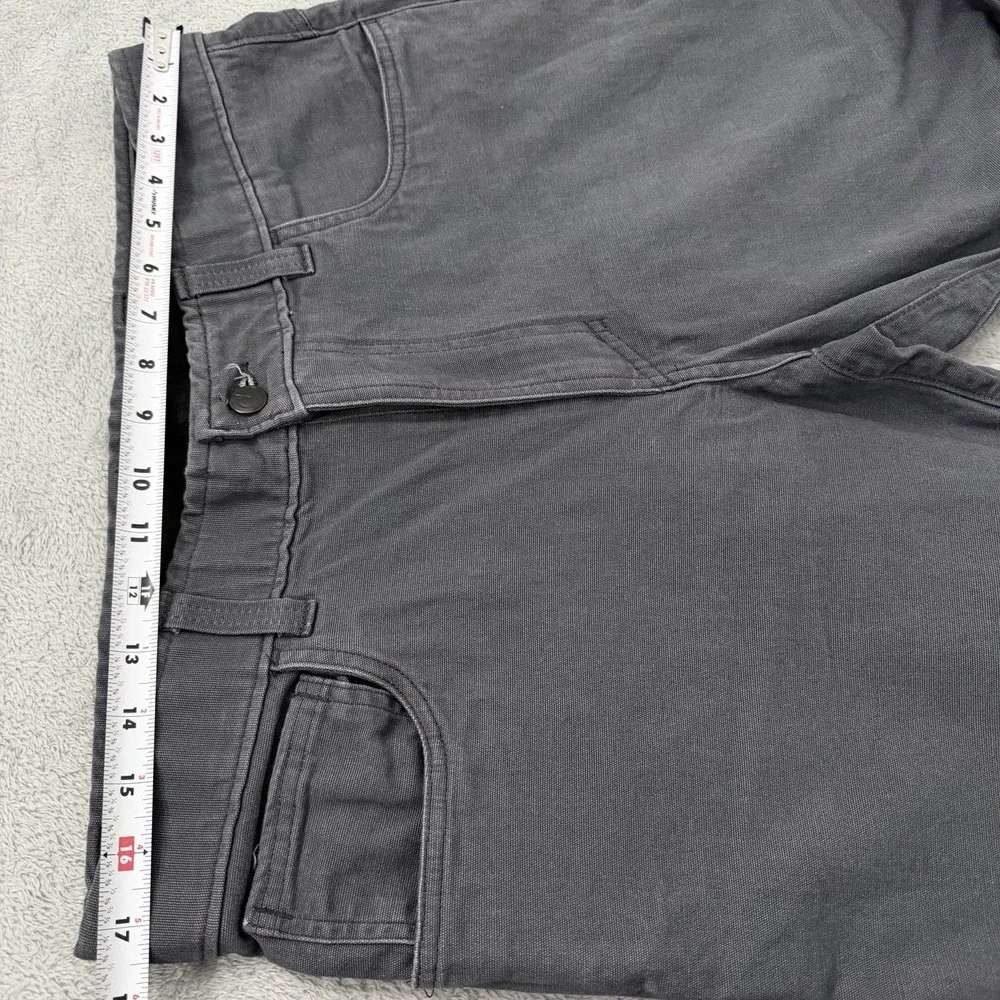 Origin Jeans Mens 34x34 Gray Striaght Fit Stretch Waist Denim Pants Made In USA
